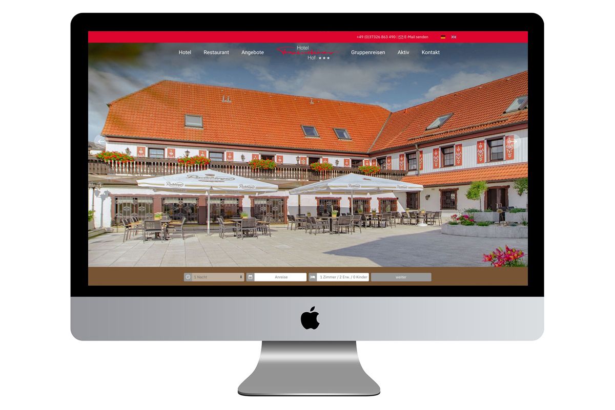 Hotel Webdesign für Frauensteinerhof