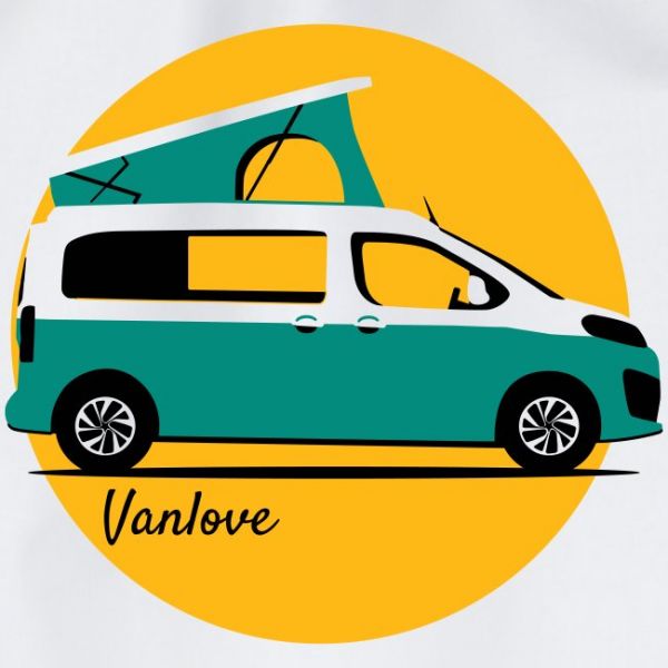 Cultster Camper Motiv "Vanlove"