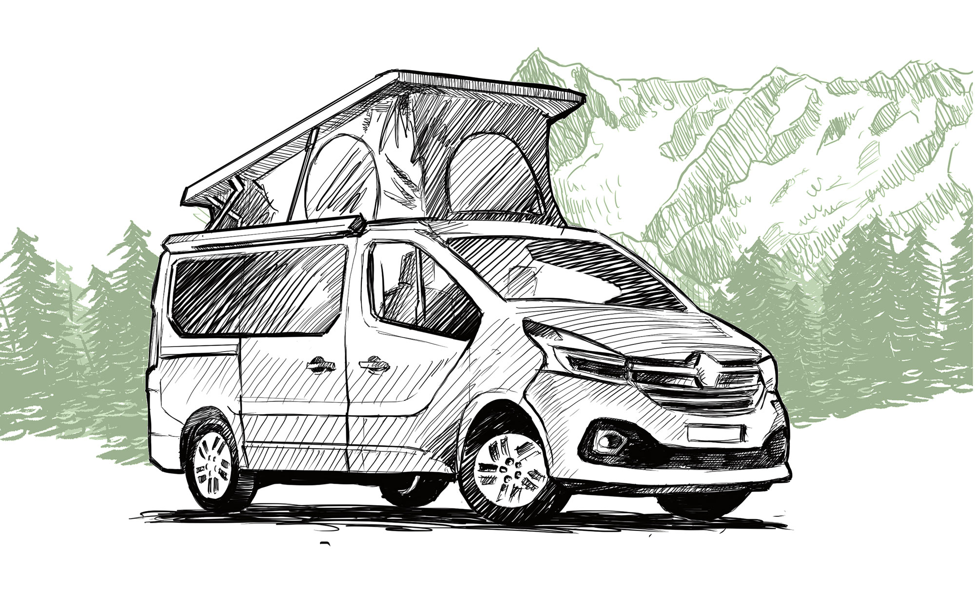 Renault Traffic Camper Van und Opel Vivaro, die wandlungsfähigen  Buckelcamper! 