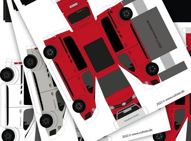 Toyota Crosscamp Papercut Model
