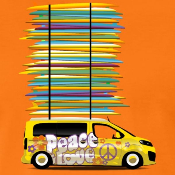 Pease Love Camper Bus