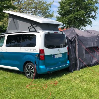 Busvorzelt für den Campster