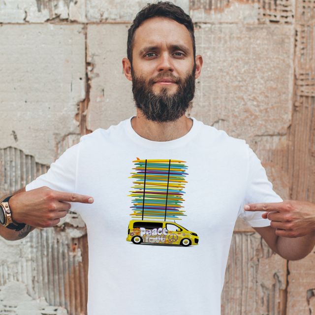 Hippie Campingbus Surfer Design