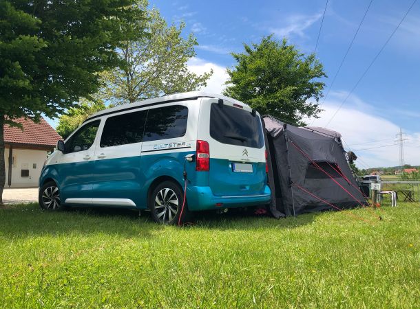 Busvorzelt für den Campster